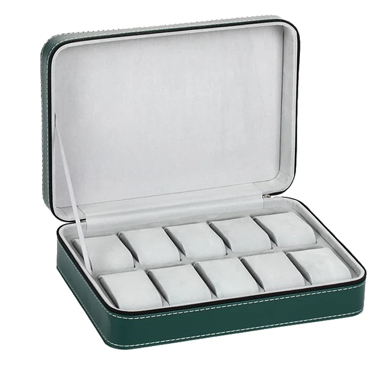 Étui de voyage organisateur noir pour montres