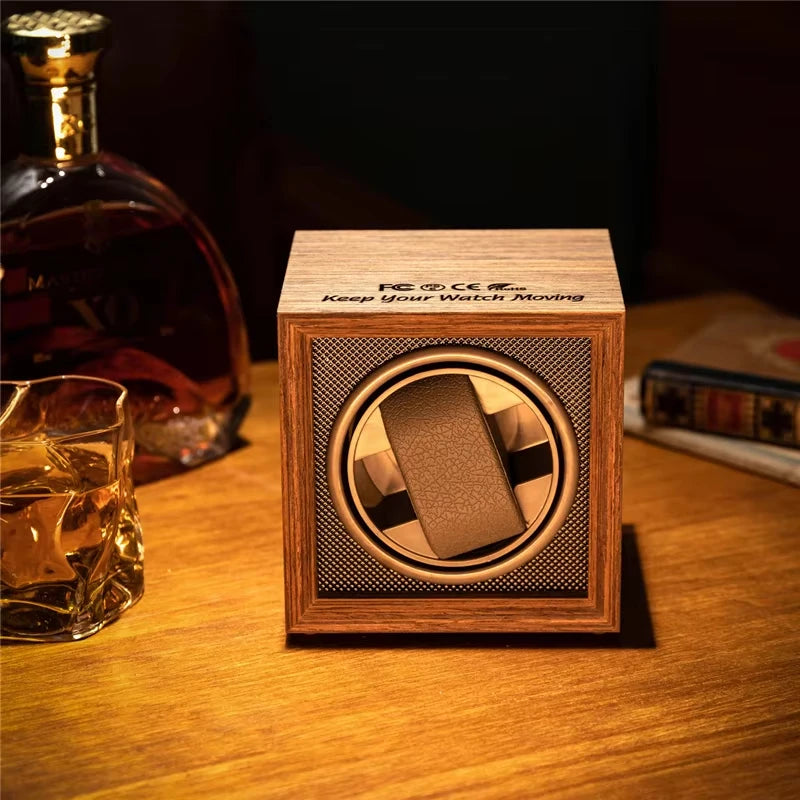 Remontoir de montre électrique en bois USB