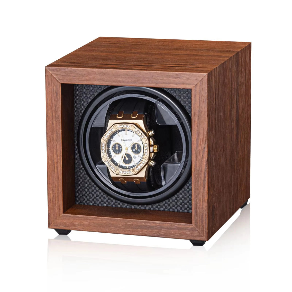 Remontoir de montre électrique en bois USB