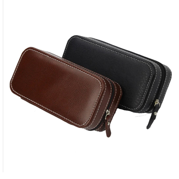 Étui de voyage organisateur noir pour montres