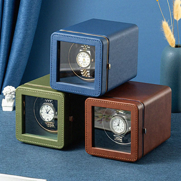 Remontoir de montre vertical rotatif