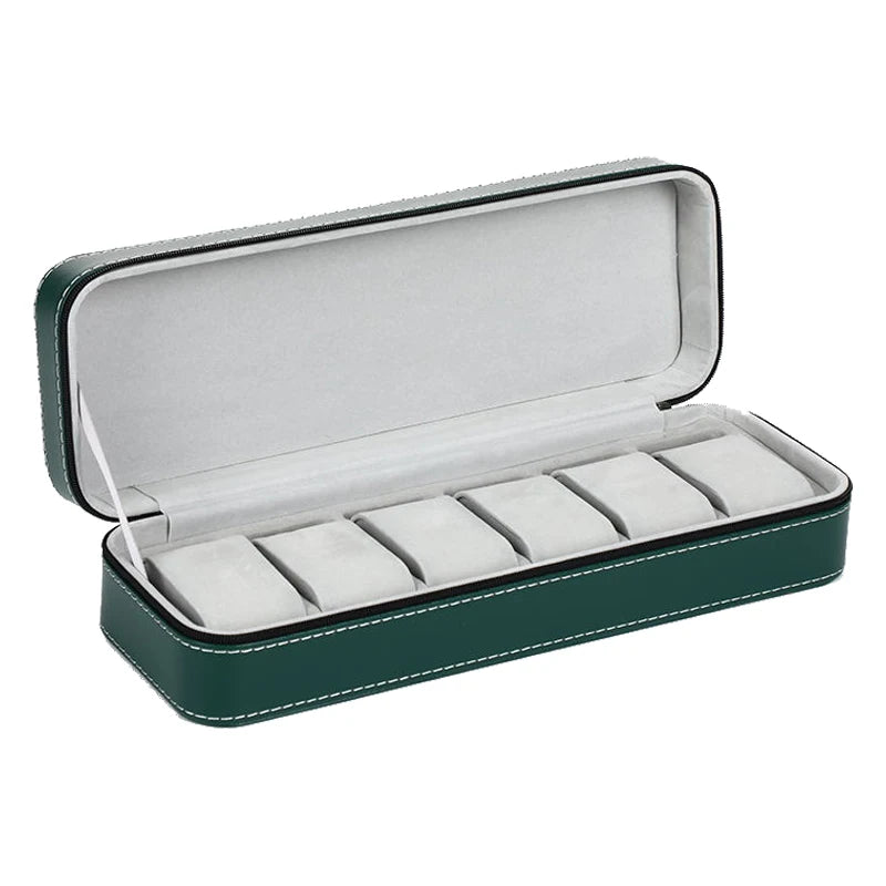 Étui de voyage organisateur noir pour montres