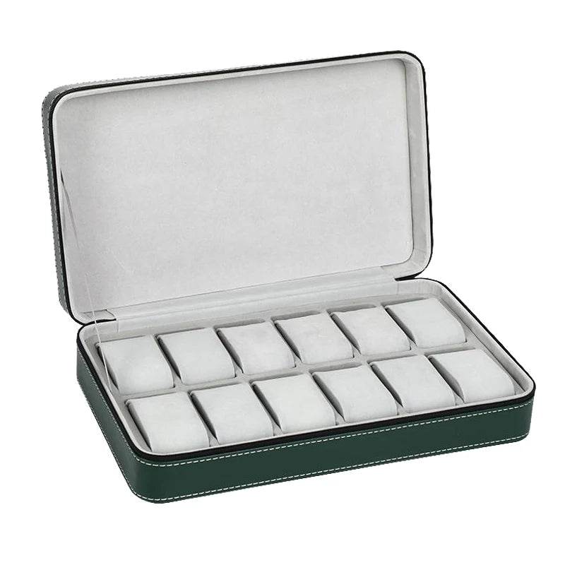 Étui de voyage organisateur noir pour montres