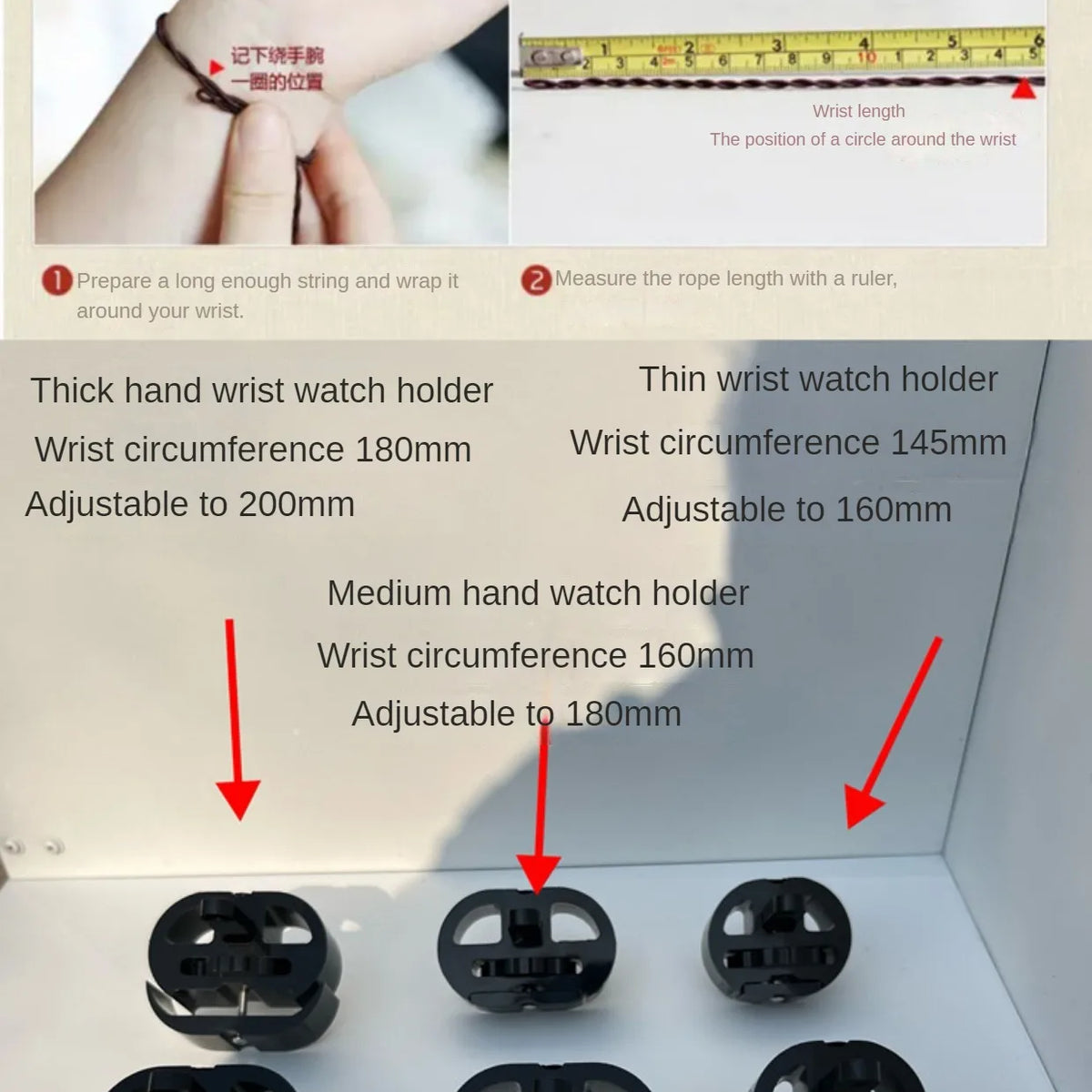 Remontoir de montre rotatif 360° USB