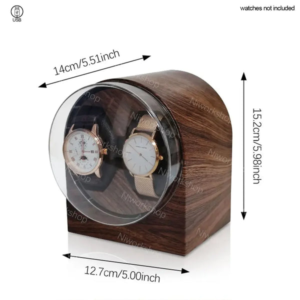 Remontoir de montre 2 fentes avec coussins