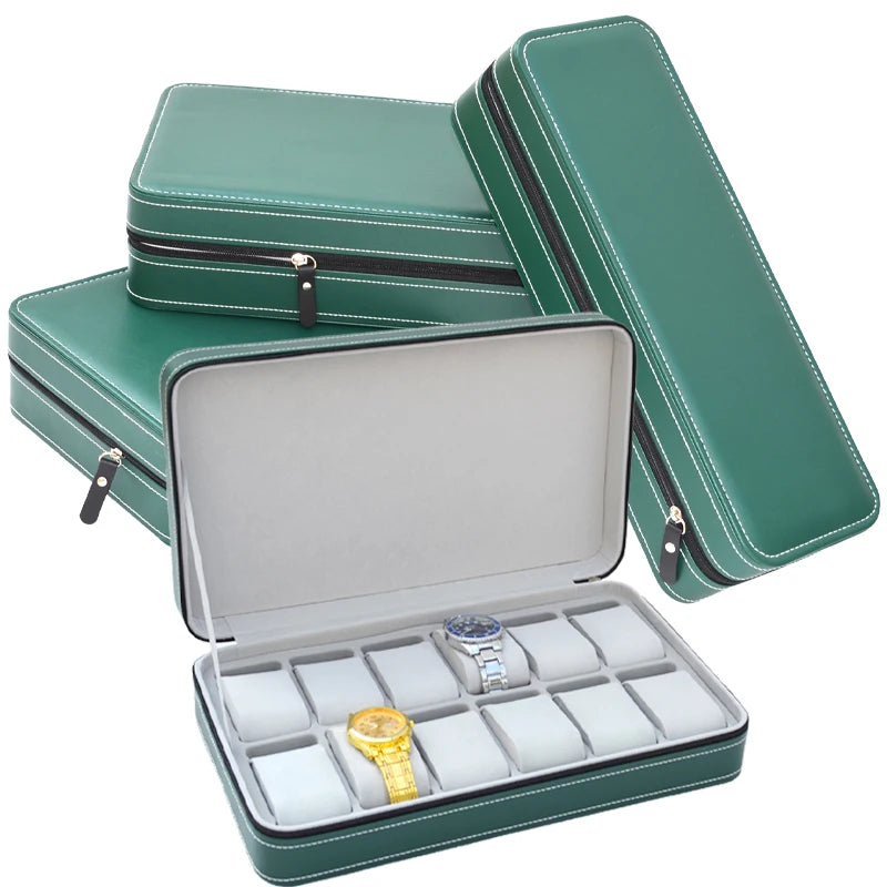Étui de voyage organisateur noir pour montres