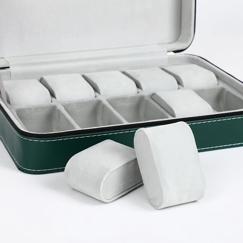 Étui de voyage organisateur noir pour montres