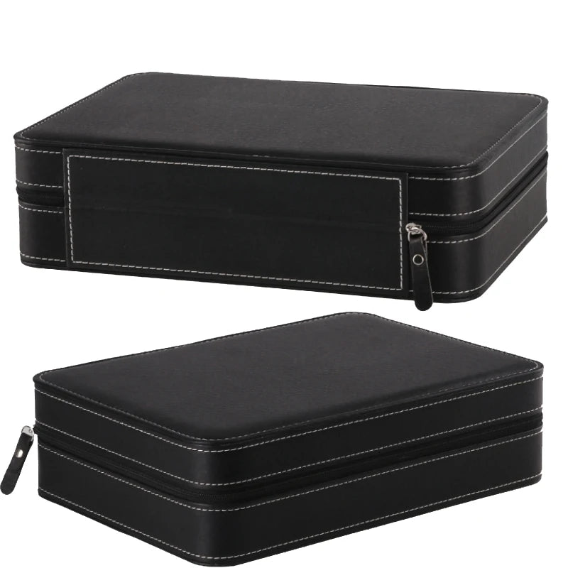 Étui de voyage organisateur noir pour montres